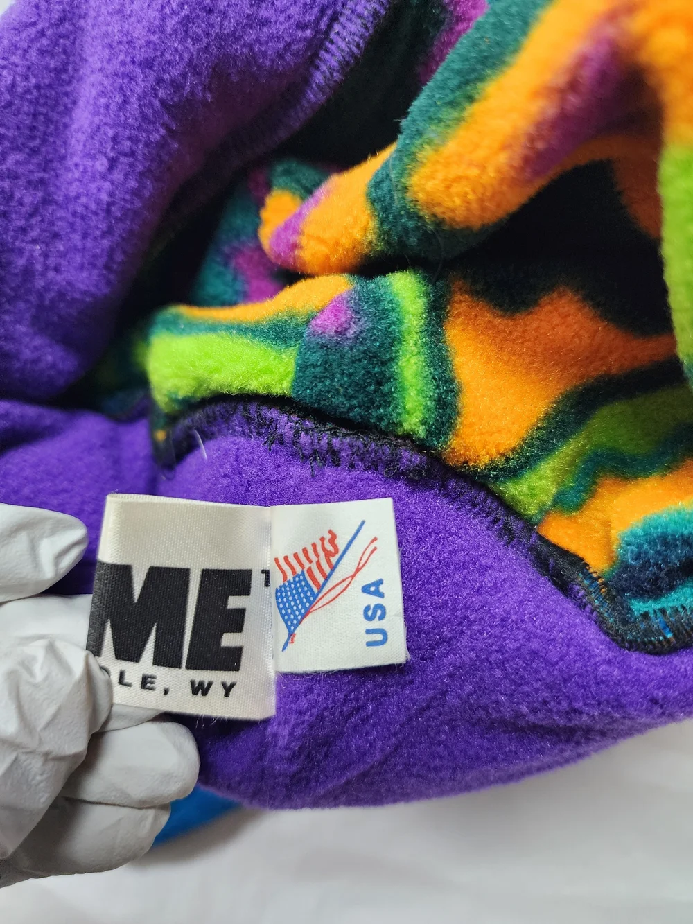 VTG 1990 DIGME JESTER/JOKER BEANIE SKI CAP ECLECTIC MIX OF COLOURS ONE SIZE